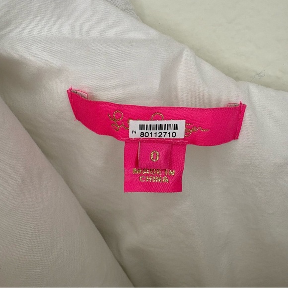 Lilly Pulitzer Pineapple Pucker Jacquard Kipton Romper One Shoulder - Picture 7 of 14